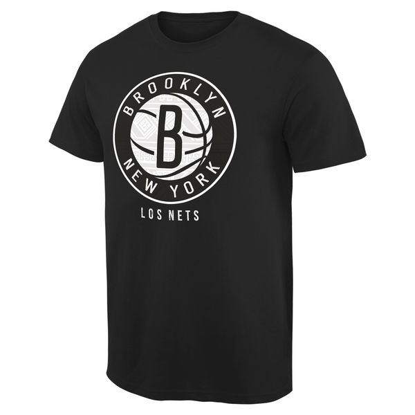 NBA Men Brooklyn Nets Noches Enebea TShirt Black->nba t-shirts->Sports Accessory